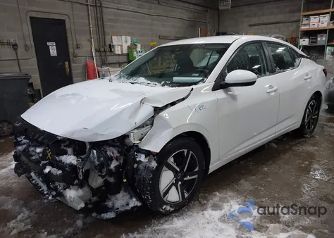 2025 Nissan Sentra Sv из США, поврежденный, VIN 3N1AB8CV9SY305836